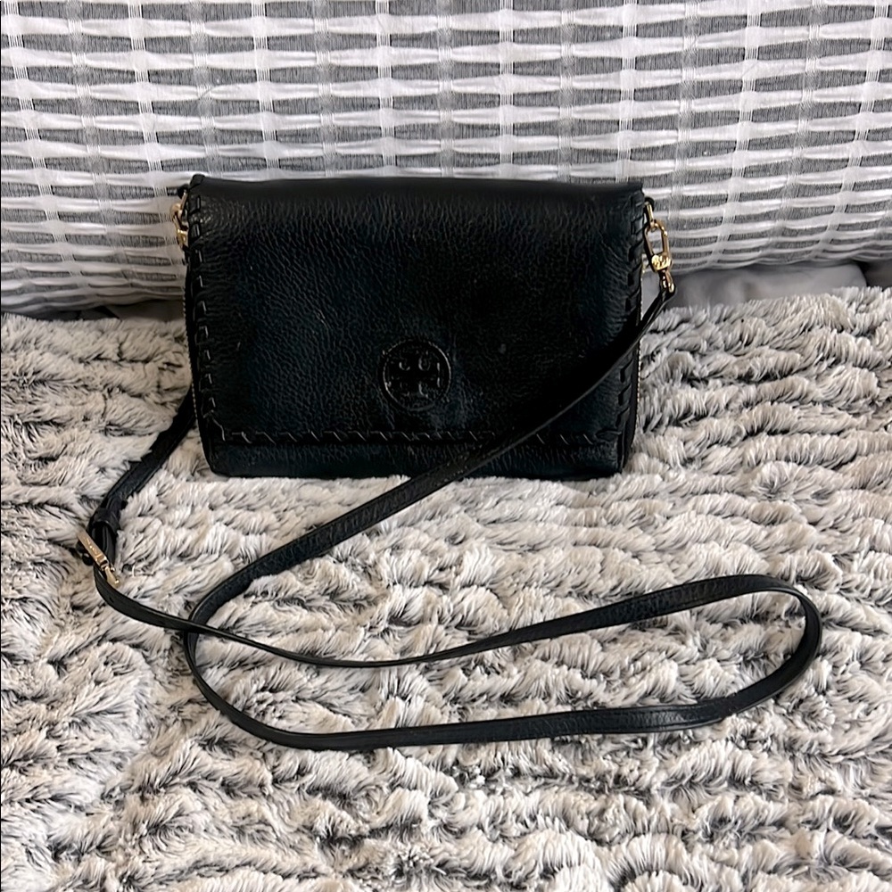 Tory Burch Marion Leather Crossbody Bag